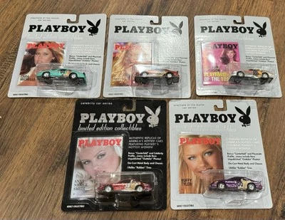 Johnny Lighting Playboy car lot of 5 Anna Nicole Smith Buffy Tyler Brook Berry - Image 1 of 4