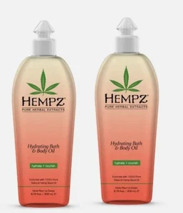 Neu 2er-Set - Hempz feuchtigkeitsspendendes Bade- und Körperöl je 6,76 Unzen - Bild 1 von 1