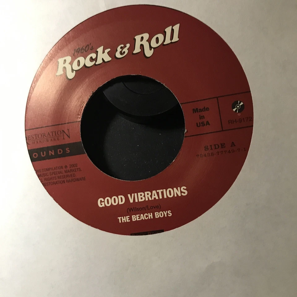 The Beach Boys -EMI RECORDS: Brian Wilson / Good Vibrations /  2002 45rpm: MINT - Image 1 of 4