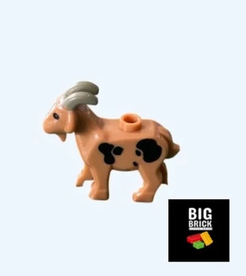BIG BRICK LITTLE BRICK BBLB Stein Ziege, City Bauernhof Tier, Lego kompatibel - Brandneu