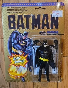 Batman w/bat-rope, ToyBiz Action Figure, 1989 DC Comics, New! Free Shipping! - Picture 1 of 2