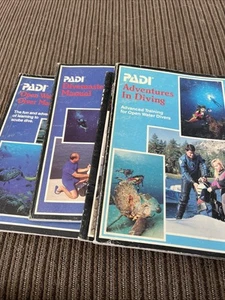 PADI Adventures in Diving Manual SCUBA, USED, Nostalgic, Condition:Good Lot Of 4 - Picture 1 of 6