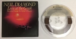 Neil Diamond - Love at the Greek - Reel To Reel Tape - COLUMBIA #1R2 6605 3 3/4 - Imagen 1 de 3