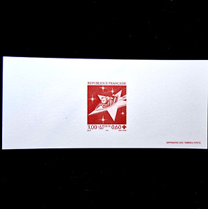 France 1997 Delux - Space - Red Cross Bear - MNH - Imperforate Sheet
