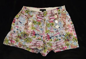 LN! J. Crew vacation sailor linen short shorts Women's 4 - Picture 1 of 1