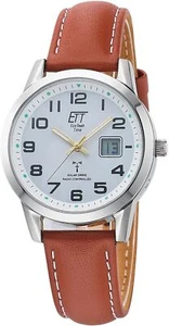 ETT Funkuhr ELS-11616-61L Damenarmbanduhr Analog Solar Edelstahl 34 mm - Bild 1 von 3