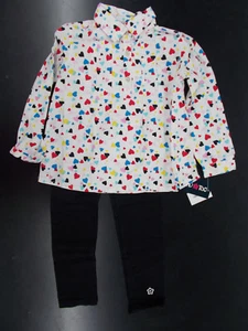 Set 2 pezzi cuori multicolore per ragazze Limited Too $42 taglia 4 - 6X - Foto 1 di 6