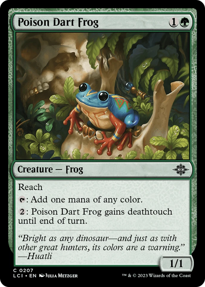 x1 Poison Dart Frog LCI MTG 207 COMMON M/NM 1x - Image 1 of 1