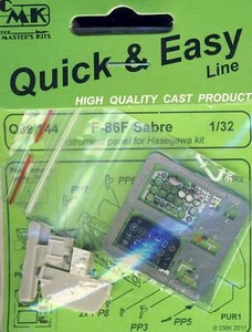 CMK F-86F Sabre Instrument panel Cockpit 1:32 Modell-Bausatz Hasegawa NEU kit - Picture 1 of 1