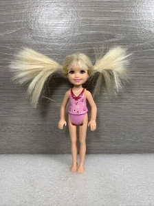 Mattel Barbie Doll Chelsea Doll 2014 China Nude Swimsuit Body Great For OOAK Art - Picture 1 of 4