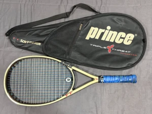 Prince TT Sovereign Triple Threat Tungsten 115 Sq In OS Tennis Racquet 4-5/8" - Picture 1 of 9