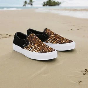 Vans Textil Sneaker Damen Bunt Tierdruck Animal Print Canvas Classics 36.5/37 - Bild 1 von 11