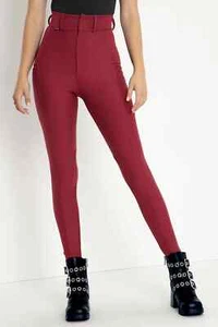 BlackMilk Equestrian Red Leggings Pants Size Medium M - Picture 1 of 9