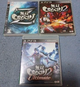 Lot 3 Musou Orochi Z & 2 & 2 Ultimate Set PS3 PlayStation 3 Warriors Orochi - Picture 1 of 5