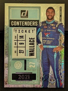 2021 Bubba Wallace CONTENDERS TICKET Insert #CON7 Donruss Panini NM+