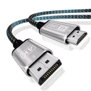 2 m Cavo DisplayPort a HDMI 4K, Display Port a HDMI Cavo (2K 60Hz, 1080P 120Hz) - Foto 1 di 1