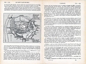 50 Mont Saint-Michel 1934 pt. orig. karte + Anleitung (6 S.) Tourelle du Moulin  - Bild 1 von 1
