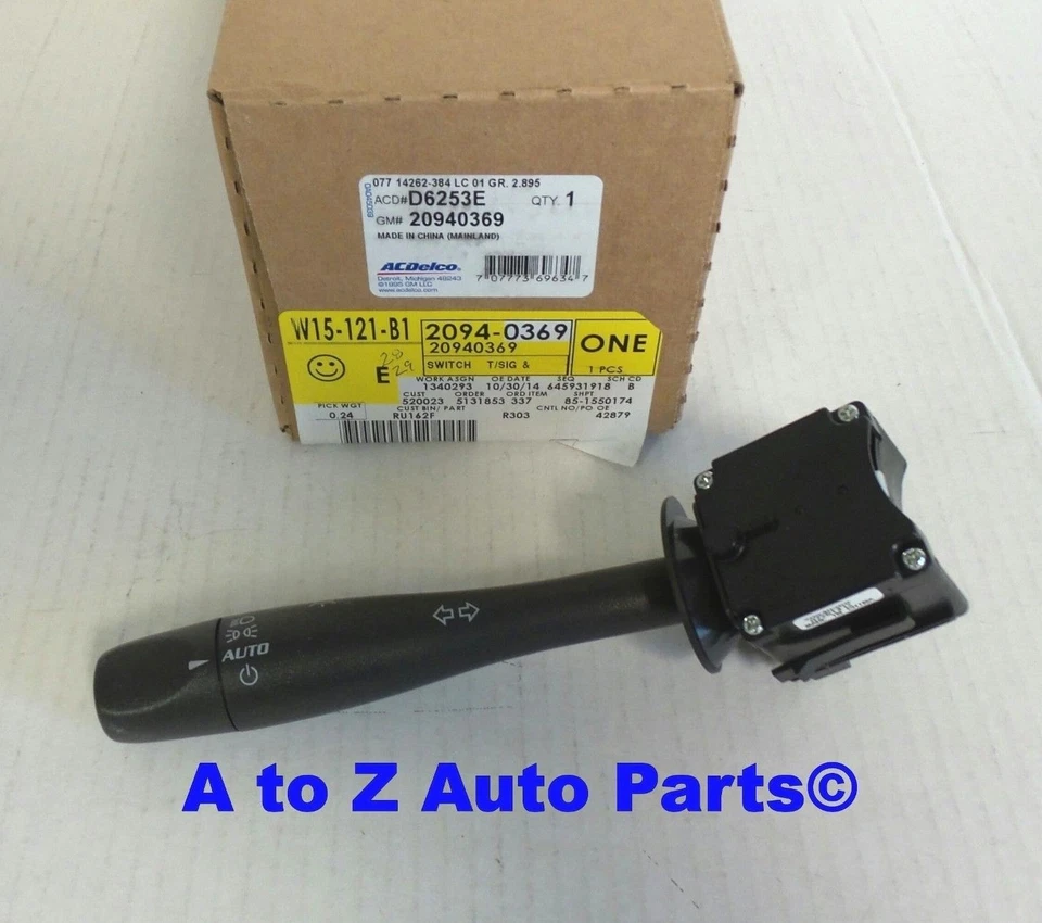 NEW 2006-2012 Chevrolet Malibu,Pontiac G6,Saturn Aura TURN SIGNAL Switch,OEM GM Foto 1 de 1