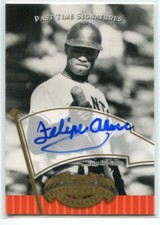 2005 UD Past Time Pennants Signatures Gold FA Felipe Alou Auto
