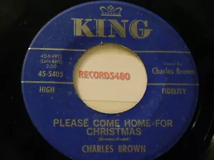 Christmas 45 Charles Brown Please Come Home For Christmas/ Christmas Comes but.. - Foto 1 di 2