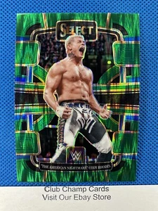 2024 #24 Cody Rhodes Panini Select WWE Concourse Green Flash Prizm - Foto 1 di 2