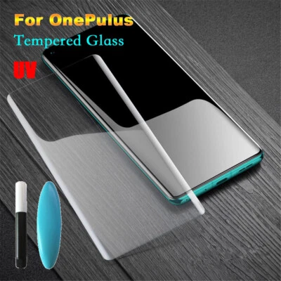Premium UV Tempered Glass Cover For OnePlus 11R 10 Pro Ace 2 Pro Ace 3 9 Pro 13 - Image 1 of 4