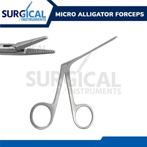 Mikro-Alligatorzange ophthalmologisches Labor chirurgisches Instrument - 3,3" deutsche Qualität - Bild 1 von 11