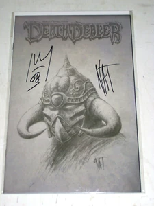 Death Dealer #1 Sketch Variant NM Image 2007 Signed by Nat Jones & Jay Fotos - Picture 1 of 3