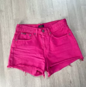 Polo Ralph Lauren Hot Pink Cutoff Shorts W 29 L 14 - Picture 1 of 9