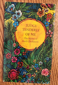 1968 Judge Tenderly Of Me The Poems Of Emily Dickinson Hallmark Edition HC Book