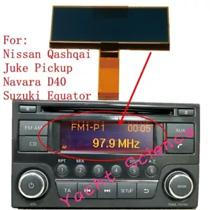 Car Radio Screen For NISSAN Juke, Micra, Navara, Note, NV200, Qashqai, X-Trail - Picture 1 of 7