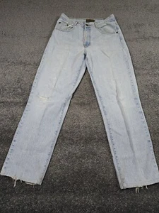 VINTAGE Structure Jeans Mens 31x32 (28x28) Blue 90s Faded Grunge Distressed - Picture 1 of 8