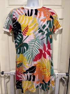 Adidas Originals Tropicalage Tee Dress Sz Medium Rare - Picture 1 of 13