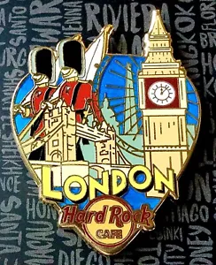 2017 HARD ROCK CAFE LONDON GREETINGS FROM SERIES PALACE GUARDS & BIG BEN PIN - Picture 1 of 1
