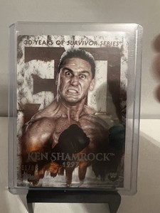 2018 TOPPS WWE UNDISPUTED KEN SHAMROCK SURVIVOR SERIES ORANGE #SS-10 - #61/99