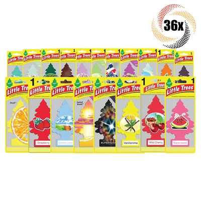 36x Packs Little Trees Single Variety Scent Hanging Trees | Mix & Match Scents! - Image 1 of 3