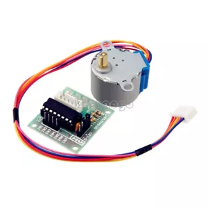12V Stepper Motor 28BYJ-48+Drive Test Module Board ULN2003 5Line 4 Phase - Bild 1 von 4