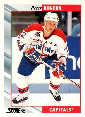 1992-93 Score Hockey - #165 Peter Bondra - Image 1 of 2