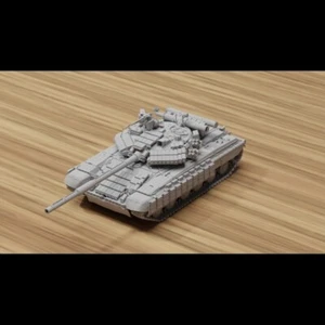 1/72 Modern Ukraine "T64BV mod.2017 Main battle tank" kit model(3D printed) - Picture 1 of 5