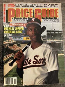 Michael Jordan Nov 1990 Baseball Card Price Guide Magazine, MINT MJ TRADING CARD - Picture 1 of 6