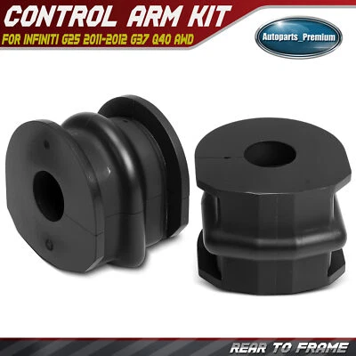 Kit de bucha de barra oscilante traseira para quadro 2 peças para INFINITI G25 2011-2012 G37 Q40 AWD - Imagem 1 de 4