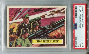 1965 Topps Battle #14 Stop Those Planes PSA 7 NM - Picture 1 of 2