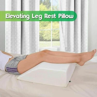BRIT HOUSE Elevating Leg Pillow Wedge / Rest Pillow Back Hip Knee Support - High Density