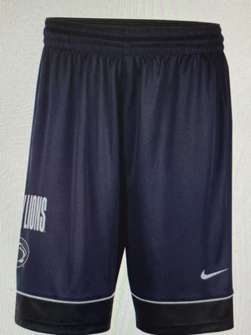 Penn State Nittany Lions Men's Nike Blue Dri-FIT Basketball Shorts Size Medium Cover