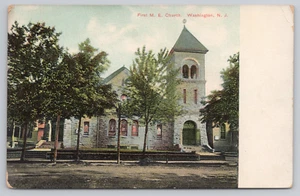 AK Die Erste M.E. Kirche in Washington, NJ. - Bild 1 von 2