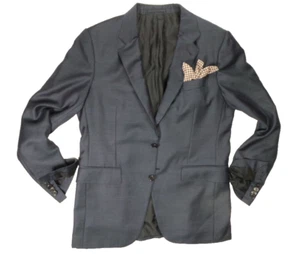 Ermenegildo Zegna Harry Rosen Suit Jacket Blazer 40 Short Wool/Silk Switzerland - Picture 1 of 12