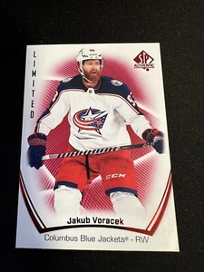 2021-22 SP Authentic Limited Red Jakub Voracek #30 - Picture 1 of 2