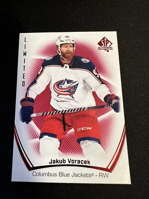 2021-22 SP Authentic Limited Red Jakub Voracek #30 - Image 1 of 2
