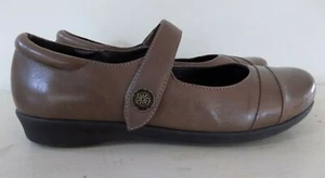 Damenschuhe ABEO 24/7 Ida dunkelbraun Leder Mary Janes Größe 8 - Bild 1 von 8