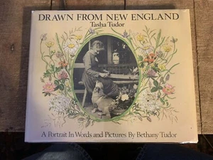 Bethany Tudor / DRAWN FROM NEW ENGLAND TASHA TUDOR w/ Original Drawing 1st. Ed. - Imagen 1 de 5